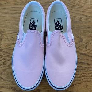 Light pink brand new vans!